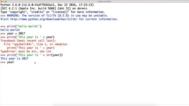 實用的內建方法 I｜print(), str(), int()。 【Python完整課程 – 透過實作6個APP快速入門】 смотреть онлайн