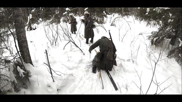 Полигон луч. "Снежные тропы" Военно-Исторический лыжный поход смотреть онлайн