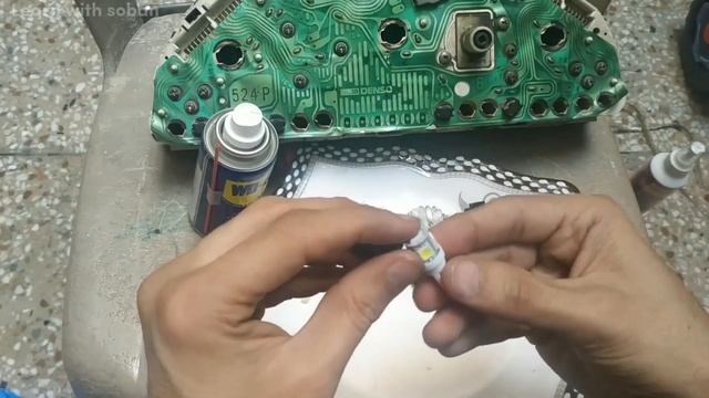 How To Replace Led Bulbs Of Speedometer - Suzuki Cultus Speedometer Restoration