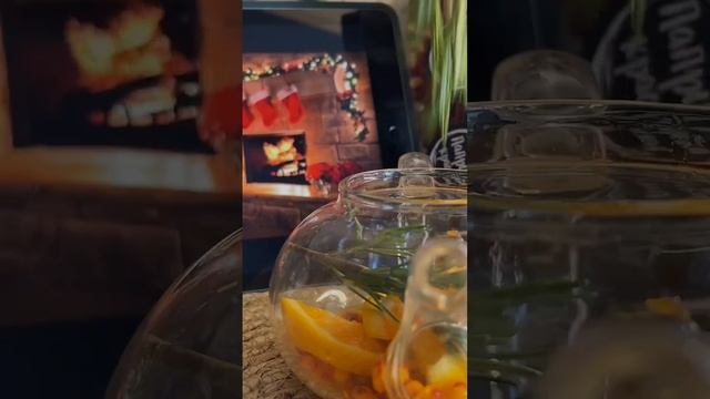Рецепт зимнего чая с апельсином, розмарином и облепихой. #рецепт смотреть онлайн