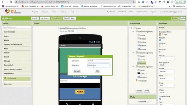 How To Make Dictionary App in MIT App Inventor [ Full Forms App ]
