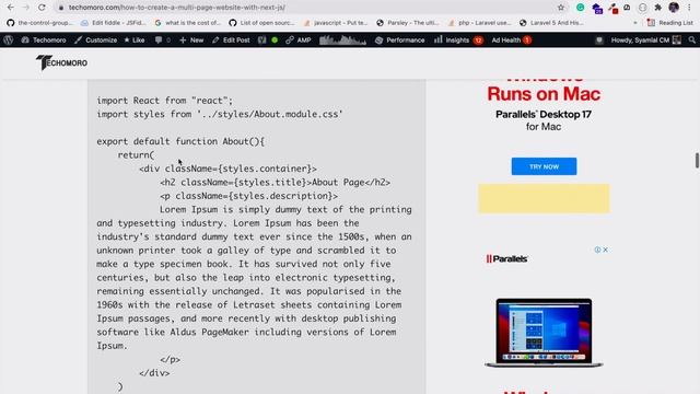 How to create a multi-page website using Next.js ← Techomoro смотреть онлайн