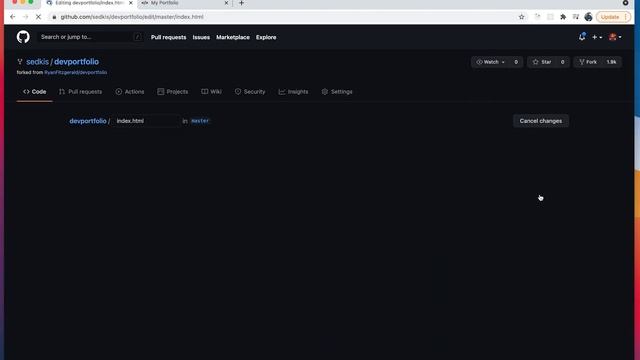 Create a portfolio in 1 minute using GitHub Pages смотреть онлайн