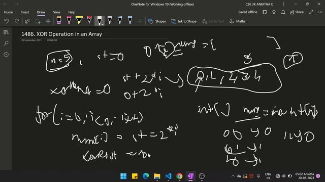 LeetCode 1486 : XOR Operation in an Array || EASY || JAVA || Detailed Solution смотреть онлайн