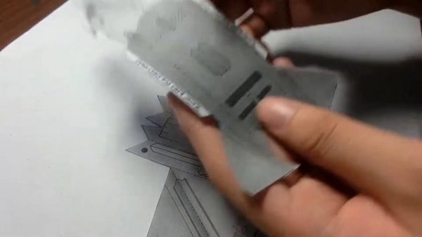 DIY papercraft 3D model F22 Raptor