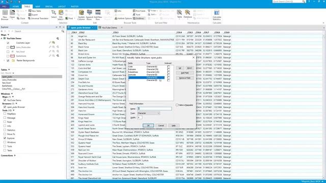 Loading CSV File into MapInfo смотреть онлайн