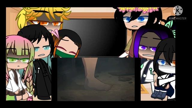 Hashiras react to Nezuko vs Daki + Nezuko crying (gacha club) смотреть онлайн