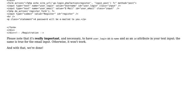 Wordpress: How to display WordPress User Registration Form in front end of the website? смотреть онлайн