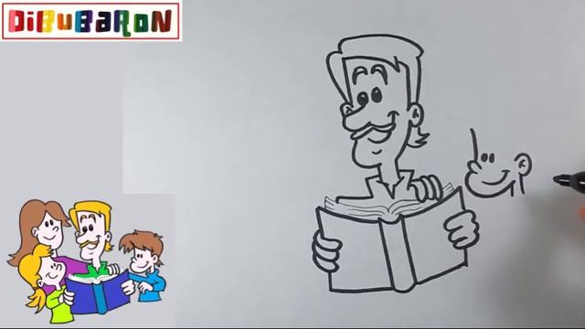Como dibujar una familia leyendo ???????? смотреть онлайн