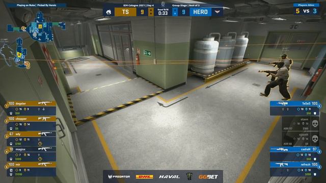 ЛАН ТУРНИР! ЭПИЧНЫЙ МАТЧ - Spirit Vs Heroic | IEM Cologne 2021 (CS:GO)