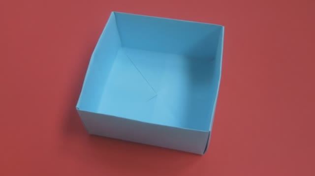 Как сделать коробочку из бумаги. Оригами коробка.mp4 смотреть онлайн