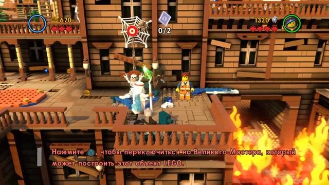 The Lego Movie Videogame, видеоигра на ps4 (3 часть, Флэтбушское ущелье) смотреть онлайн