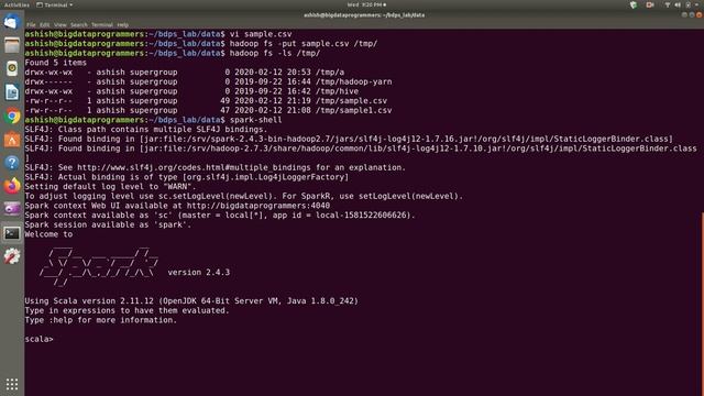Spark Hands on # 1. Read CSV file in spark using scala смотреть онлайн