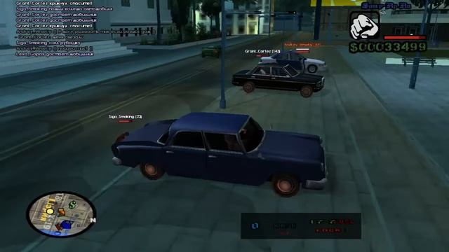 [Samp-RP 04] РП-бомж моет машину. смотреть онлайн