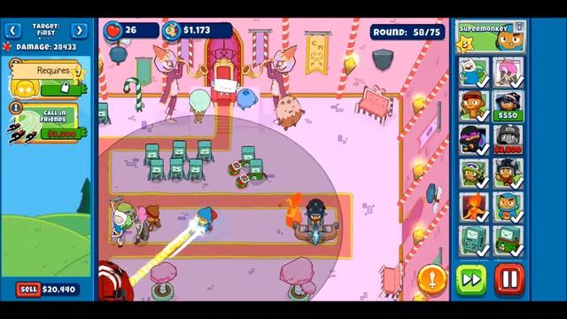 Candy Throne Room(Impoppable) | Candy Kingdom | Bloons Adventure Time TD | Episode 124 смотреть онлайн