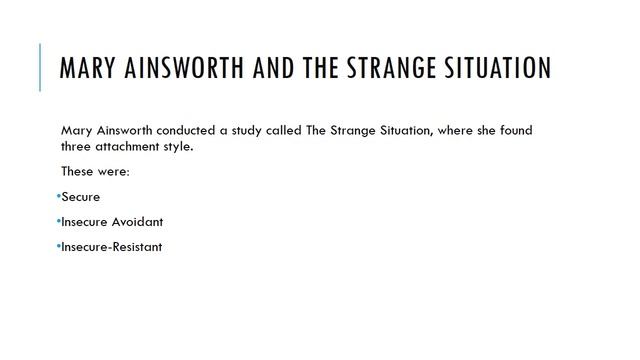 AP Psychology- Attachment Styles смотреть онлайн