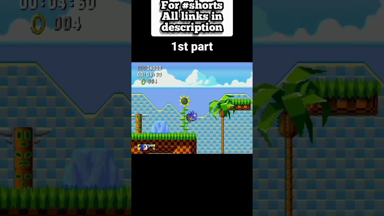 100 Sonic Rom Hacks for your smartphone With RetroArch and MD emulators Vertical edition #shorts #1 смотреть онлайн