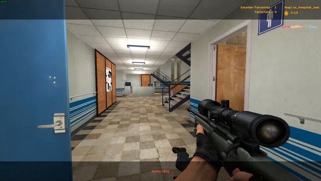 Counter-Strike: Source 15 VS 15 Bot Fight cs_hospital_tws смотреть онлайн
