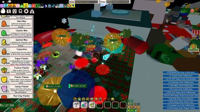 Дата обновы и секреты горшков, грибов, новых палок и остальное в Bee Swarm Simulator смотреть онлайн