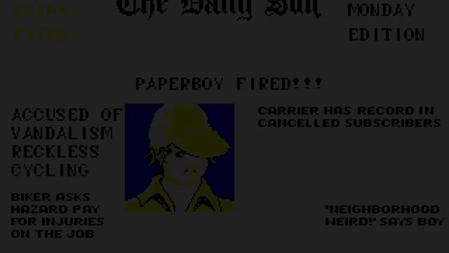 Game Over: Paperboy 2 (Sega Genesis) смотреть онлайн