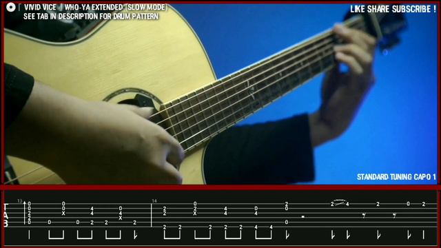 Jujutsu Kaisen - Vivid Vice - Slow Mode FINGERSTYLE GUITAR TUTORIAL смотреть онлайн