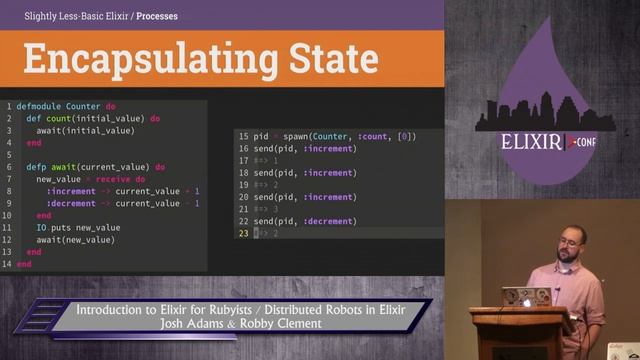 Elixir Conf 2014 - Introduction to Elixir for Rubyists by Josh Adams & Robby Clement смотреть онлайн
