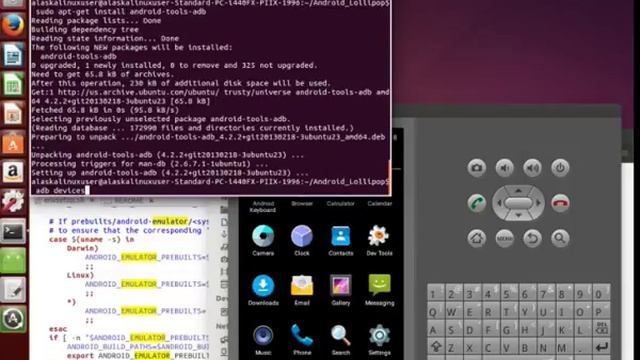 Lollipop: ADB connection to the emulator смотреть онлайн