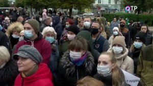 Сюжет ОТР о санкционированном пикете в Рязани против загрязнения воздуха (18.10.2020)