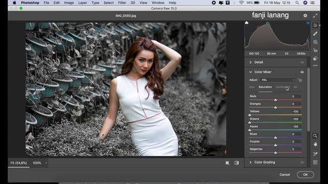 Moody Black Cinematic Color Grading Effect | Photoshop Tutorial смотреть онлайн