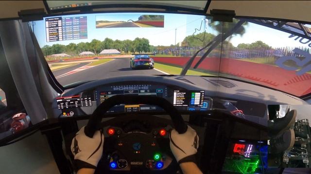 iRacing Porsche Cup Bathurst Mt Panorama Full Race Top Split 4.2k GoPro POV Triple 1440p Screens 4k смотреть онлайн