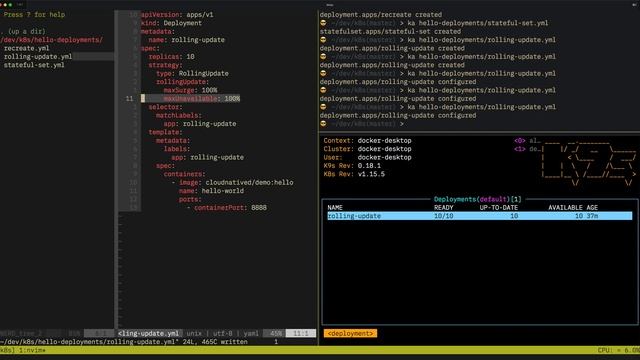 Kubernetes Deployments: Emulating "Recreate" with a "RollingUpdate" strategy смотреть онлайн