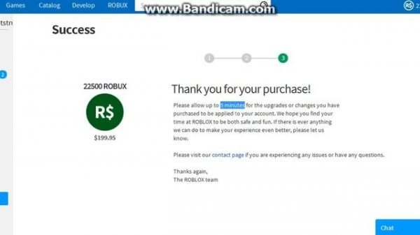 Roblox / Im buying 22,500 robux