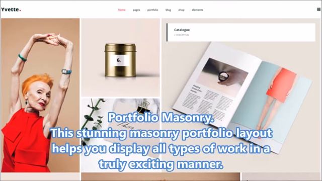 Web design - A Modern, Lively Portfolio Theme - Yvette ll Envato/Web Themes & Templates смотреть онлайн