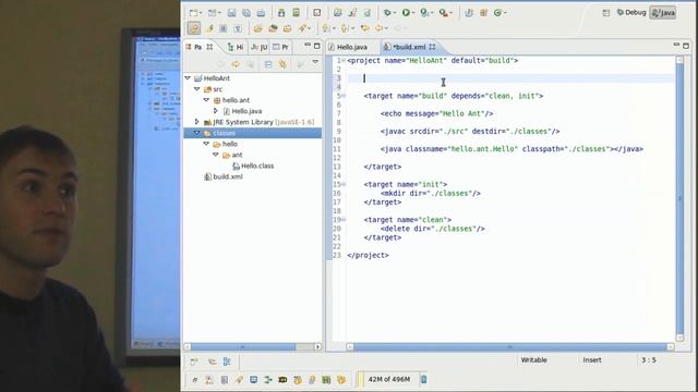 Ant - Занятие 9 - Java практика смотреть онлайн