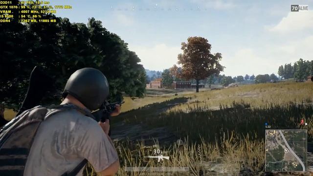 PlayerUnknown's Battlegrounds - i5 6500 / GTX 1070 смотреть онлайн