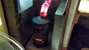 ПЕЧЬ ПОВ 57 БУРЖУЙКА В ГАРАЖЕ ПЕЧКА ДЫМОХОД УСТАНОВКА