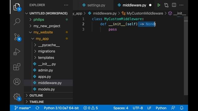 Make a Custom Django Middleware | Django Middleware tutorial смотреть онлайн
