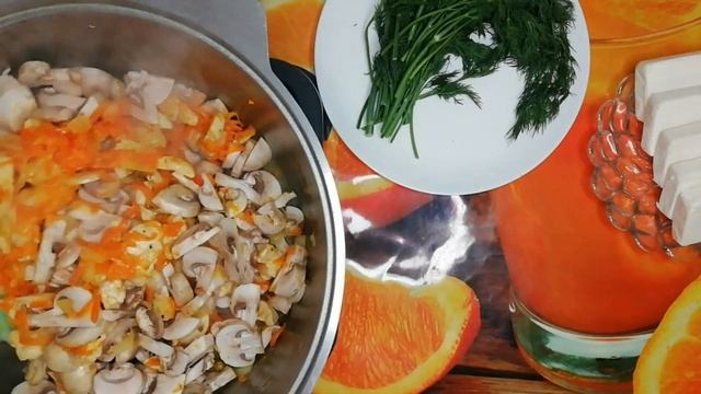 Грибной суп с плавленным сыром. Как приготовить грибной суп. Грибной суп из шампиньонов. смотреть онлайн