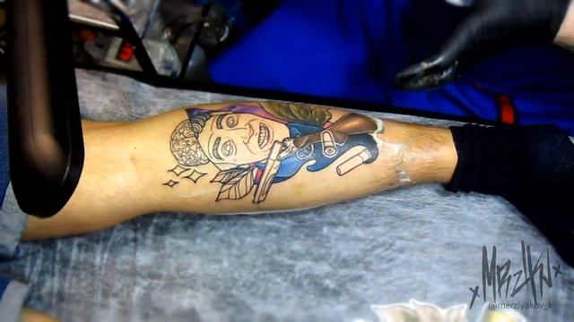 Татуировка по мотивам "Зловещих мертвецов"(Time laps) смотреть онлайн