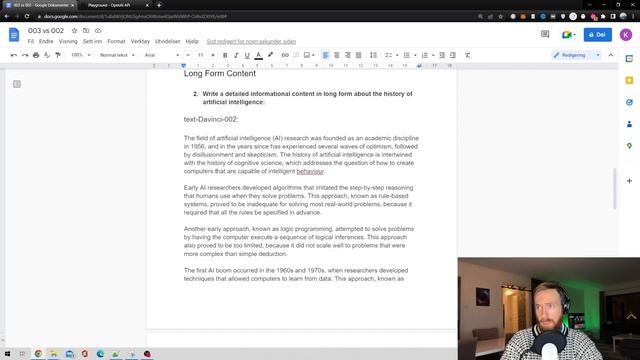 GPT-3 text-Davinci-003 - First Impression: Next Level AI Writing ? смотреть онлайн