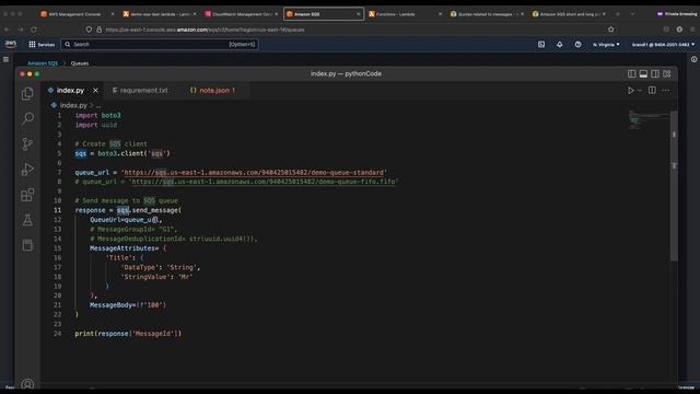 AWS SQS (Standard VS FIFO) for beginners смотреть онлайн
