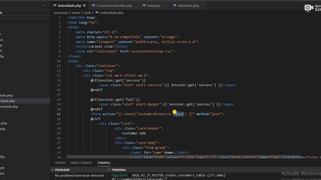 Laravel 8.x Resource CRUD (Create,Read,Update,Delete) operation | 2021 | Hindi Explanation смотреть онлайн