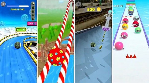 Going Balls - Sky Ball Jump - Going Balls - Ball Run 2048 Gameplay