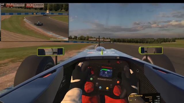 Психанул :). Вторая гонка в Донингтоне AOR Formula Renault 2.0 Iracing в VR. смотреть онлайн