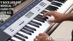 CASIO CTK 1550 ALL SOUNDS