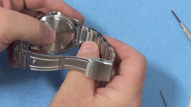 Casio Solar Diver-style Watch MTP-S110 Band Replacement смотреть онлайн