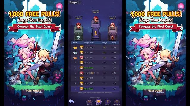 Pixel Quest: Rogue Legend Gameplay - Android смотреть онлайн