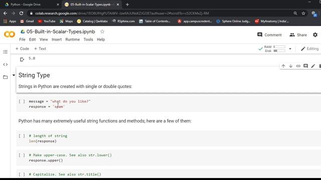 04 : Built-In Types in Python смотреть онлайн