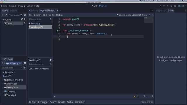 How to Spawn Enemies in Godot смотреть онлайн