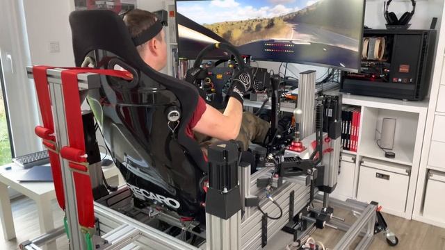 INSANE SIM RACING MOTION SIMUALTOR ??? DIRT Rally 2.0 on the LIMIT смотреть онлайн